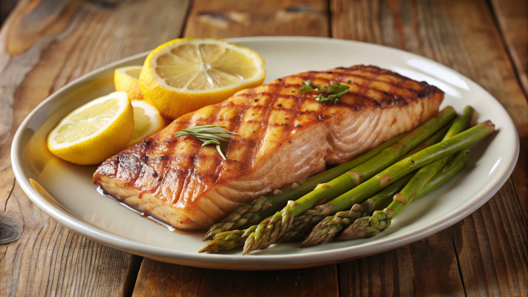Grilled Salmon Plate